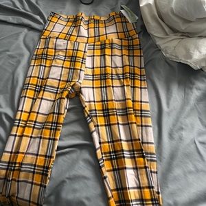 Plaid pants